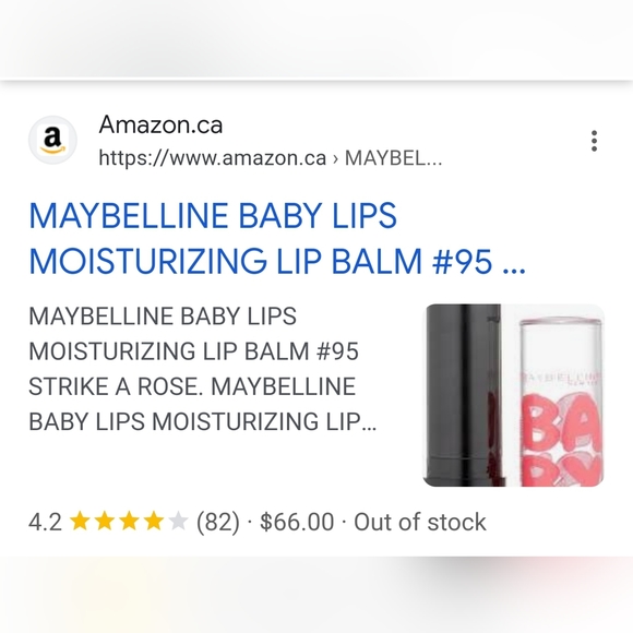 Maybelline BABY LIPS- Limited Edition "Strike a Rose" Moisturizing Lip Balm - Picture 10 of 11